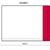 CN1259-*: A4 Folder with Reinforced Coloured Side Tab [75/bx]