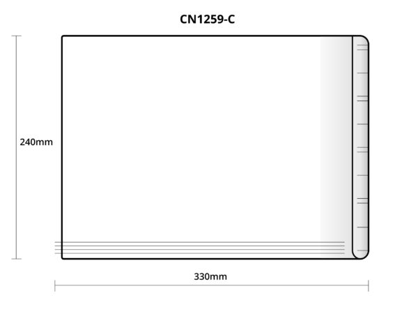 CN1259-*: A4 Folder with Reinforced Coloured Side Tab [75/bx] - Image 13