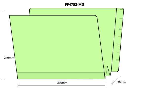 FF4752 : A4 Fortifile Pressed File (5cm exp) - Image 6