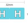 L7701-* : HALF SIZE Alphabetic Labels (Individual letter, 256/pack) - Image 8