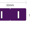 L7701-* : HALF SIZE Alphabetic Labels (Individual letter, 256/pack) - Image 9