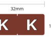 L7701-* : HALF SIZE Alphabetic Labels (Individual letter, 256/pack) - Image 11