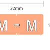 L7701-* : HALF SIZE Alphabetic Labels (Individual letter, 256/pack) - Image 13