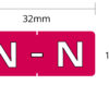 L7701-* : HALF SIZE Alphabetic Labels (Individual letter, 256/pack) - Image 14