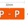 L7701-* : HALF SIZE Alphabetic Labels (Individual letter, 256/pack) - Image 16