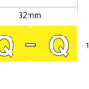 L7701-* : HALF SIZE Alphabetic Labels (Individual letter, 256/pack) - Image 17