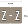 L8720-AZ :  Alphabetic Starter Kit - Set A-Z (26 boxes) - Image 28