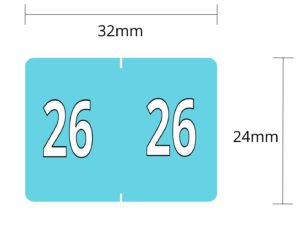L8800-** : Year Labels (Box of 500)
