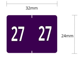 L8800-** : Year Labels (Box of 500)