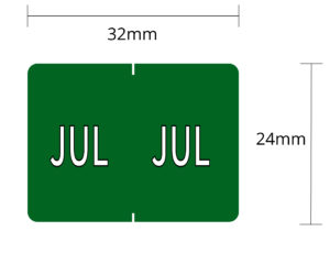 L8801-** : Month Labels (Pack of 240)