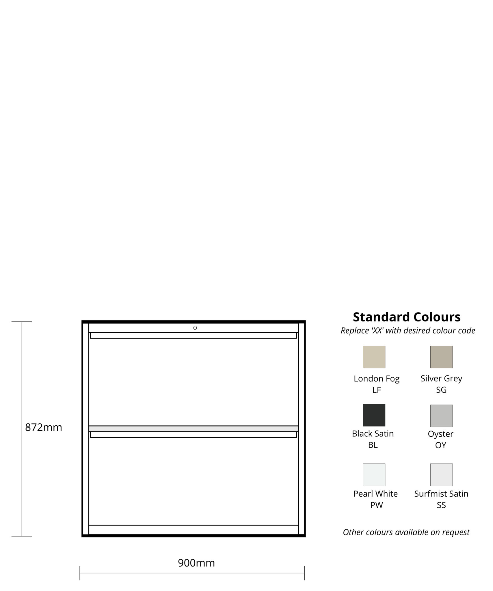 Flipper Door Cabinet - XL | Datafile